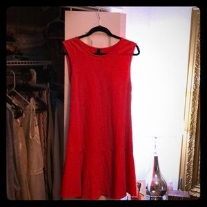 Red, Babi flapper style cocktail dress